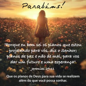 Versículos de Bênção para Aniversariante Jeremias 29:11