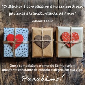 Versículos de Bênção para Aniversariante Salmos 134:8