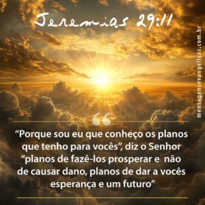 Jeremias 29:11 NVI, para compartilhar