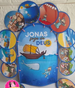 24 Fichas Ilustradas da história de Jonas