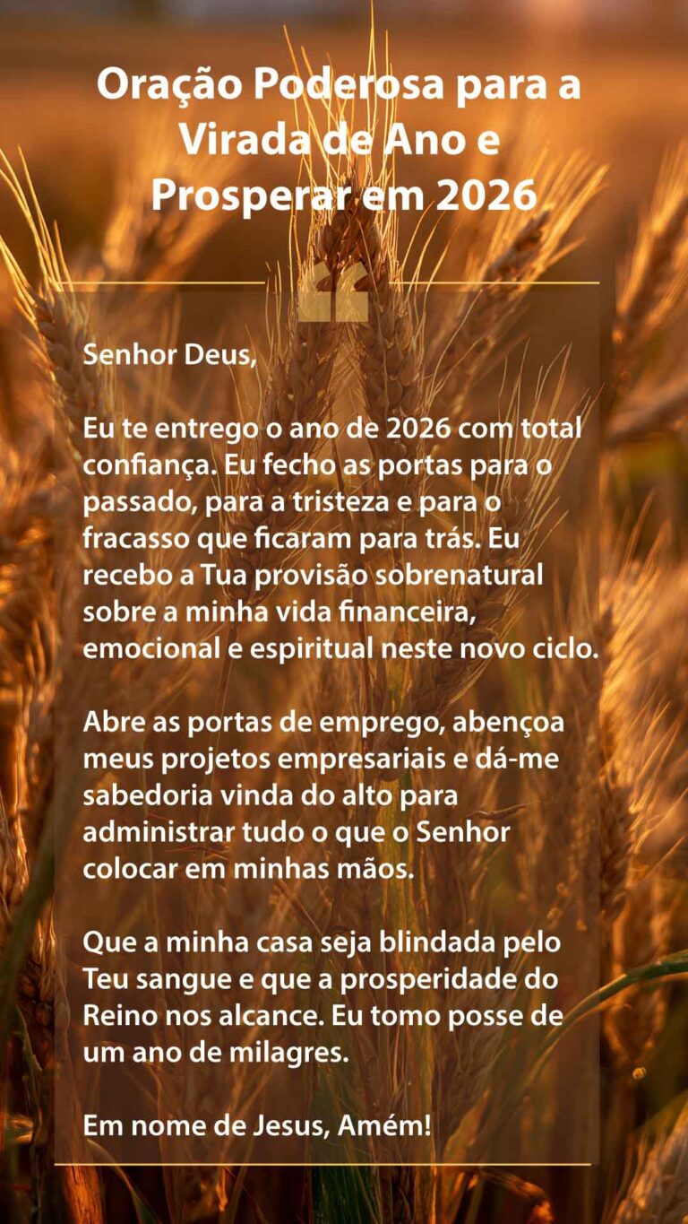 Devocional de Ano Novo para Prosperar em 2026 - Mensagens Evangélicas