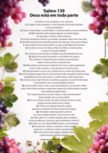 Salmo 139 — Versão Comentada / Devocional - Mensagens Evangélicas